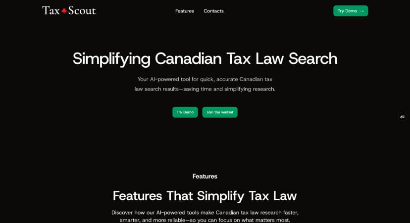Cognitive Search for Canadian Tax Law